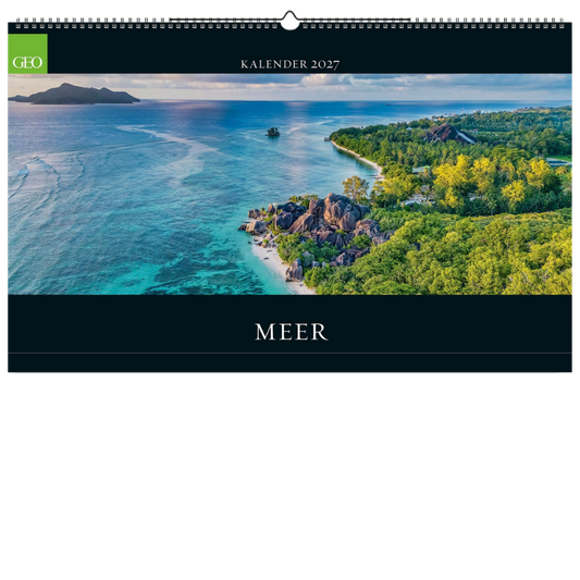 GEO Meer - Wandkalender 2027 - 58 x 36 cm
