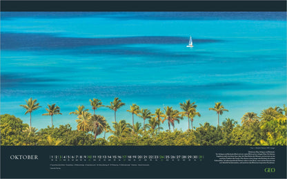 GEO Meer - Wandkalender 2027 - 58 x 36 cm