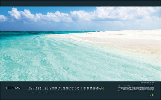 GEO Meer - Wandkalender 2027 - 58 x 36 cm