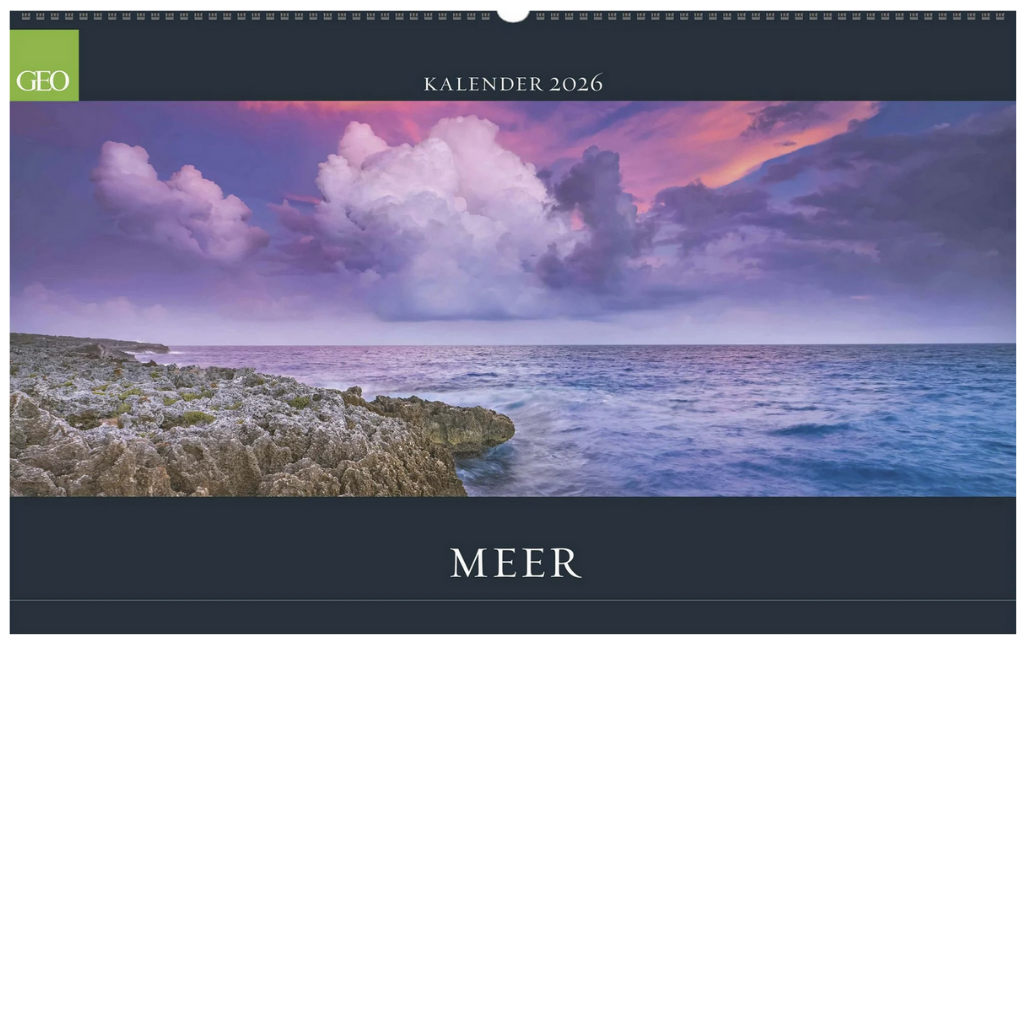 GEO Meer - Wandkalender 2026 - 58 x 36 cm