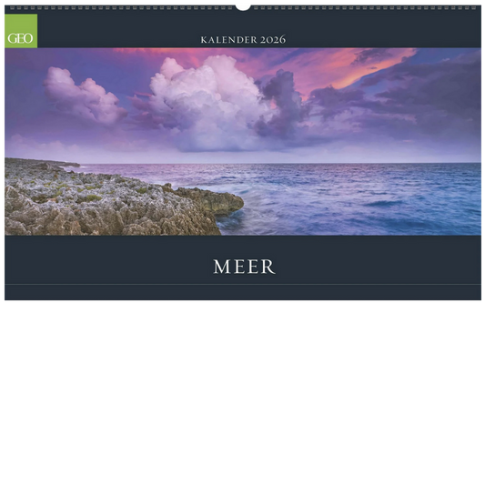 GEO Meer - Wandkalender 2026 - 58 x 36 cm