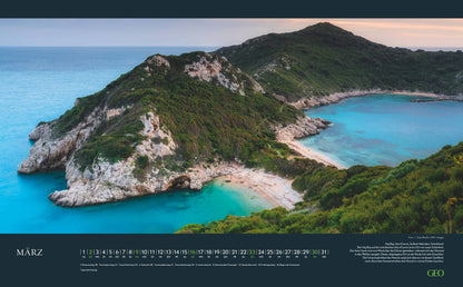 GEO Meer - Wandkalender 2026 - 58 x 36 cm