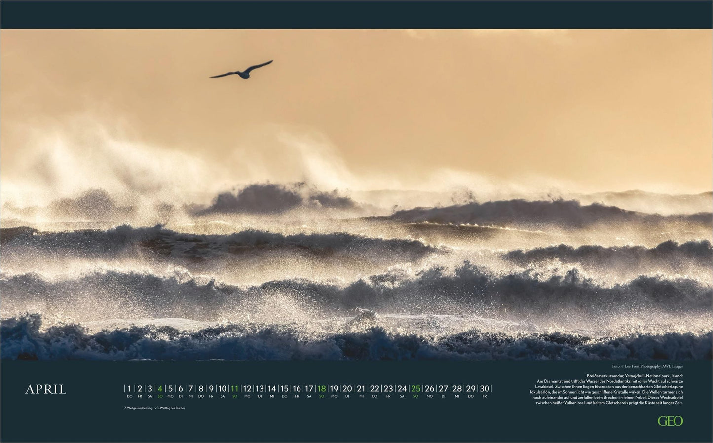 GEO Meer - Wandkalender 2027 - 58 x 36 cm