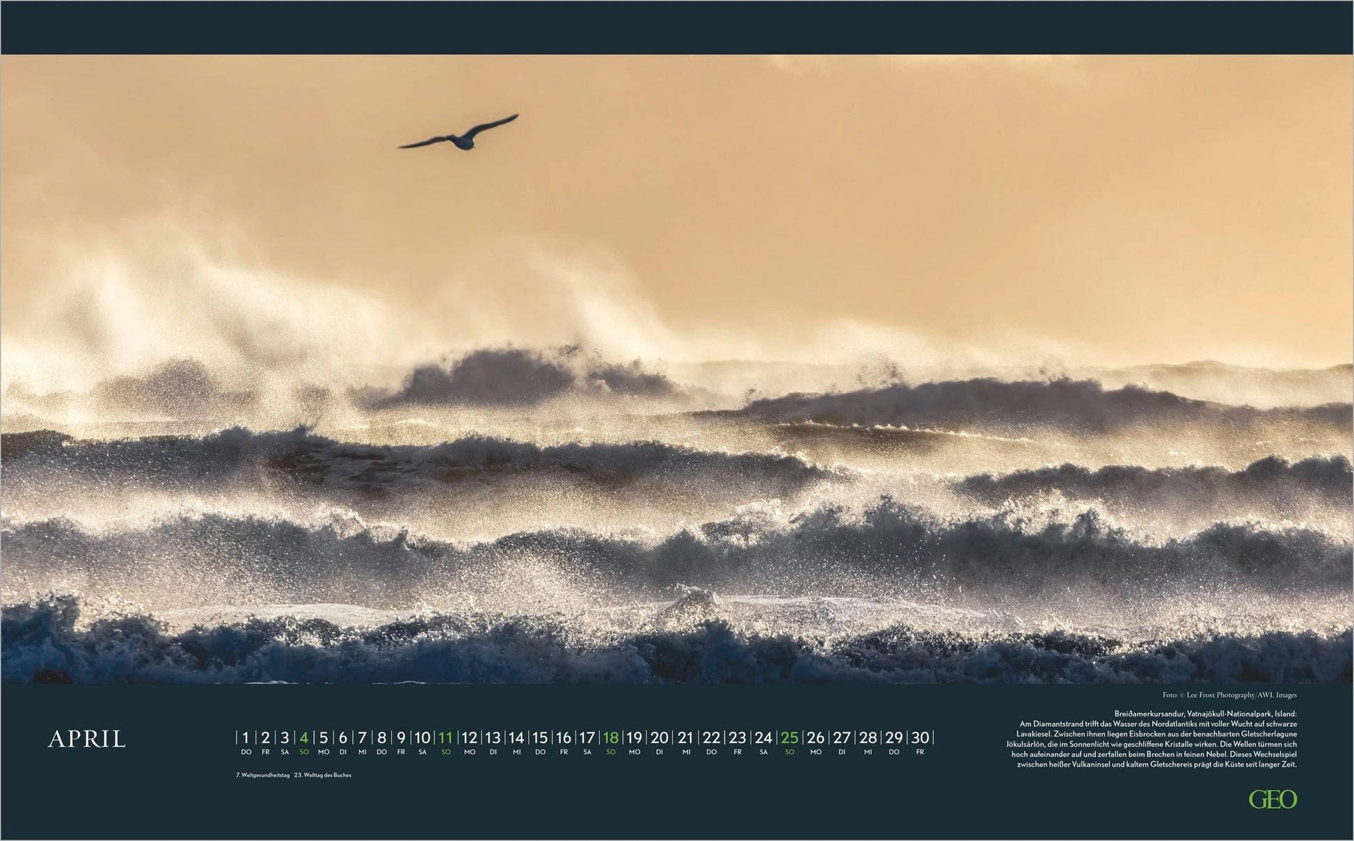 GEO Meer - Wandkalender 2027 - 58 x 36 cm