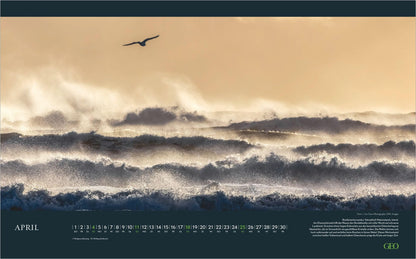GEO Meer - Wandkalender 2027 - 58 x 36 cm