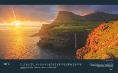 GEO Meer - Wandkalender 2026 - 58 x 36 cm