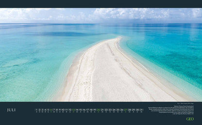 GEO Meer - Wandkalender 2026 - 58 x 36 cm