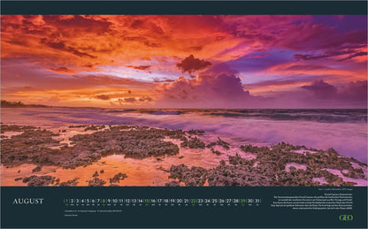 GEO Meer - Wandkalender 2027 - 58 x 36 cm