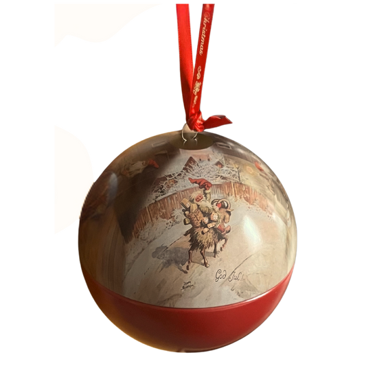 Schwedische Weihnachts-Pralinen in dekorativer Weihnachtskugel - 100 g