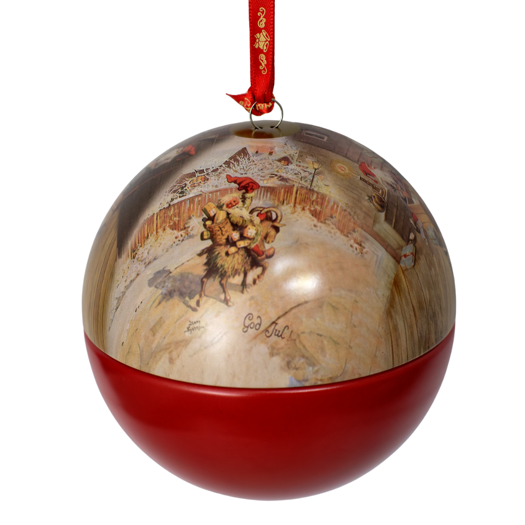 Schwedische Weihnachts-Pralinen in dekorativer Weihnachtskugel - 100 g