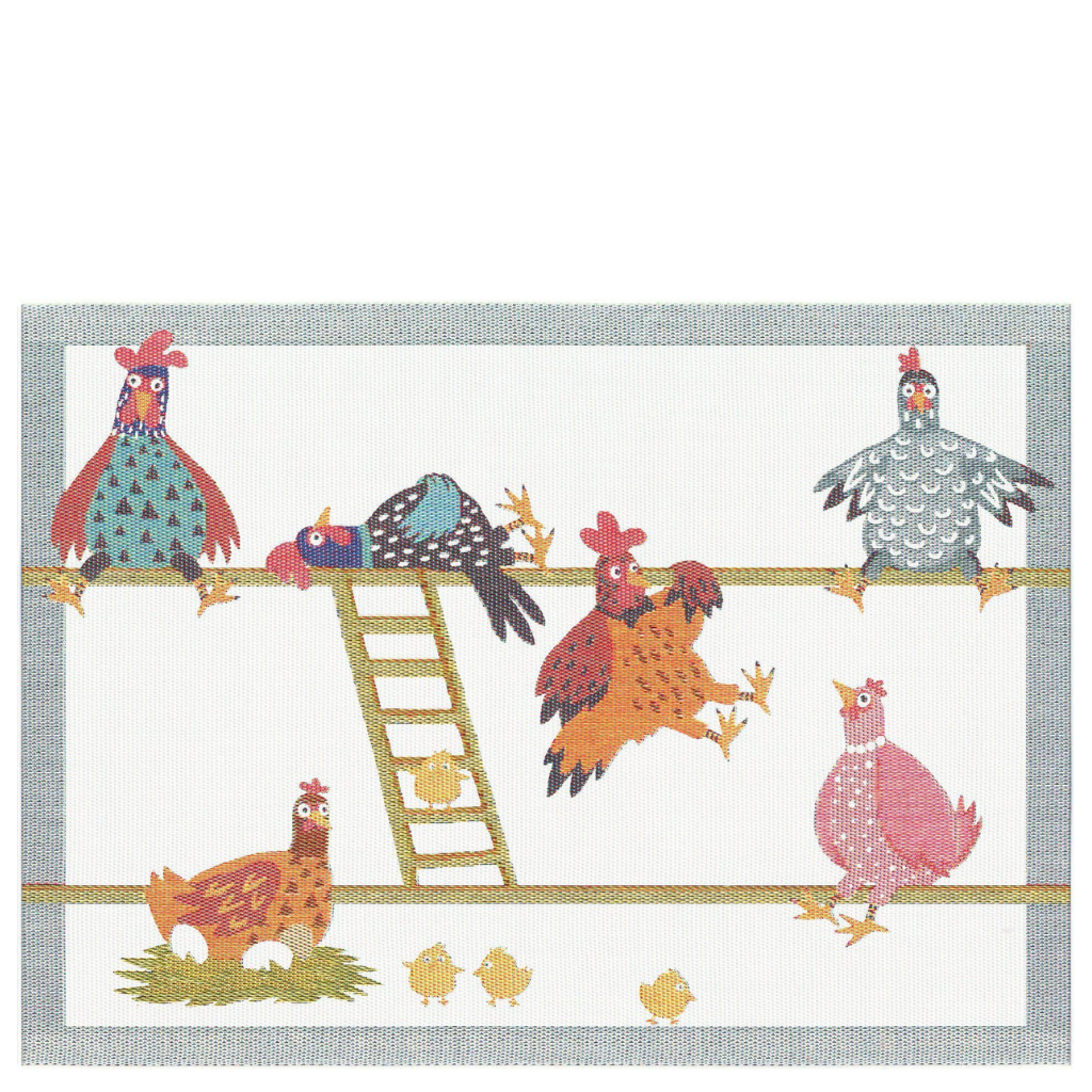 Hühnerhaus - Tischset - 35 x 48 cm - Ekelund