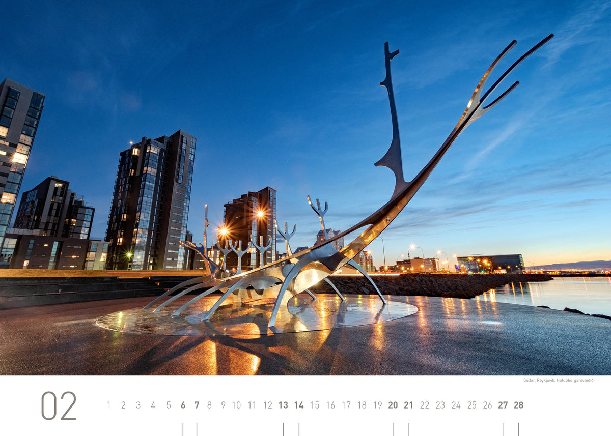 Island Exklusivkalender 2027 - 70 x 50 cm - 360Grad Medien