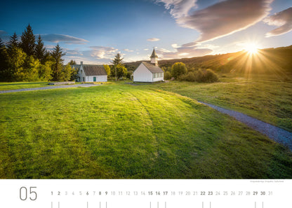Island Exklusivkalender 2027 - 70 x 50 cm - 360Grad Medien