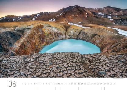 Island Exklusivkalender 2027 - 70 x 50 cm - 360Grad Medien
