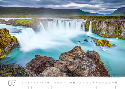 Island Exklusivkalender 2027 - 70 x 50 cm - 360Grad Medien
