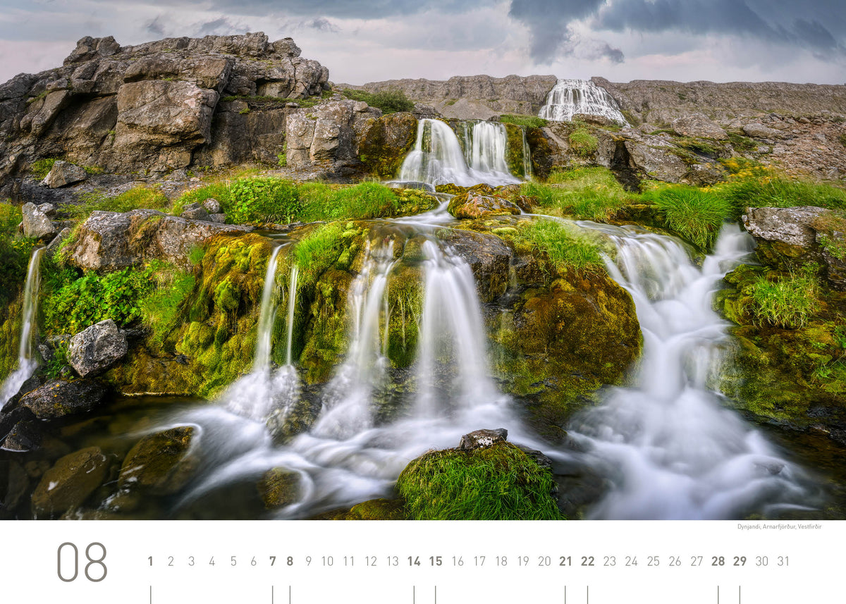 Island Exklusivkalender 2027 - 70 x 50 cm - 360Grad Medien