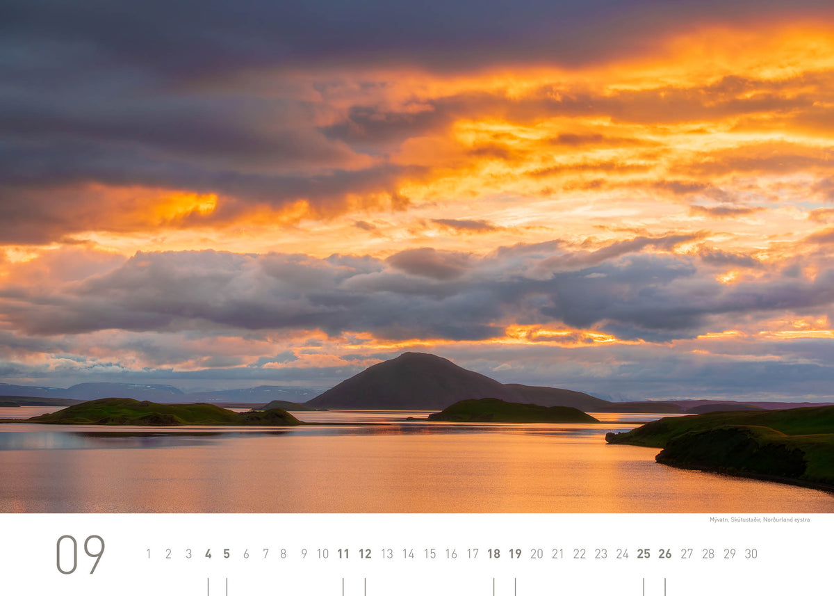 Island Exklusivkalender 2027 - 70 x 50 cm - 360Grad Medien