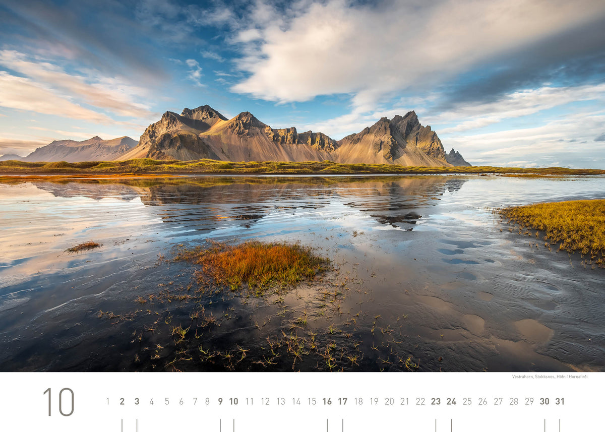 Island Exklusivkalender 2027 - 70 x 50 cm - 360Grad Medien