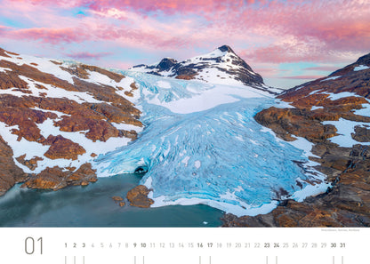 Norwegen Exklusivkalender 2027 - 70 x 50 cm - 360Grad Medien