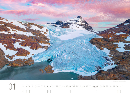 Norwegen Exklusivkalender 2027 - 70 x 50 cm - 360Grad Medien