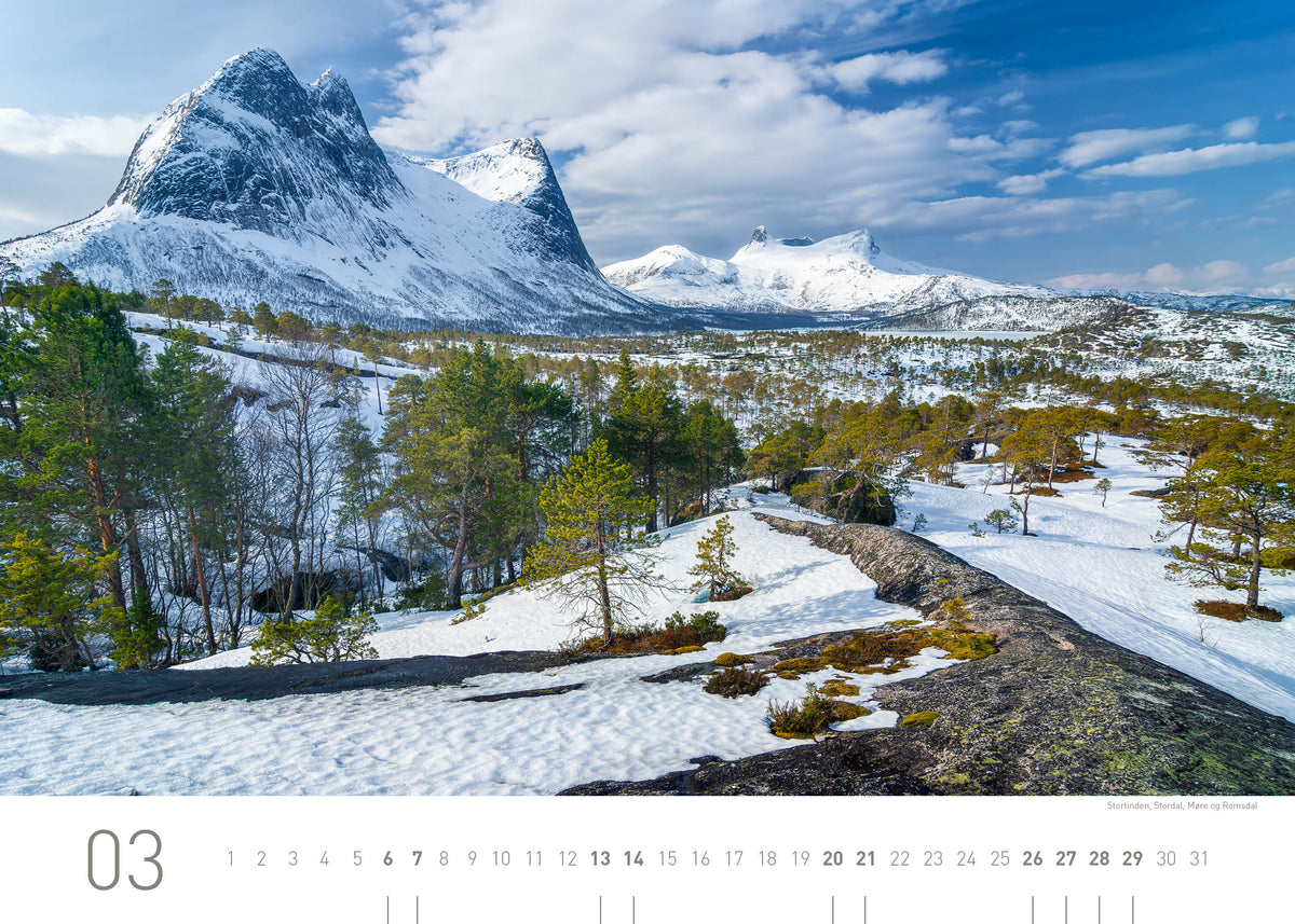 Norwegen Exklusivkalender 2027 - 70 x 50 cm - 360Grad Medien
