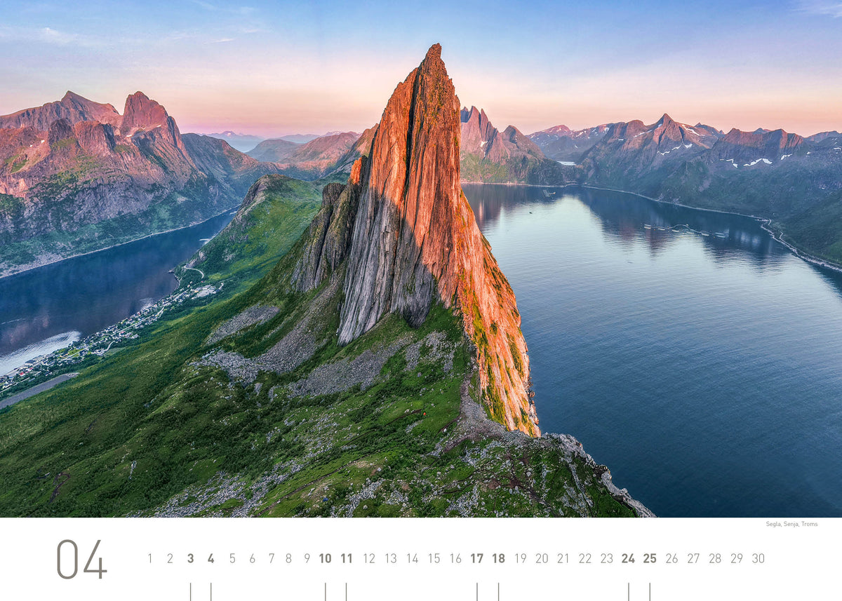 Norwegen Exklusivkalender 2027 - 70 x 50 cm - 360Grad Medien