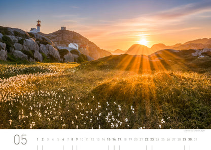 Norwegen Exklusivkalender 2027 - 70 x 50 cm - 360Grad Medien
