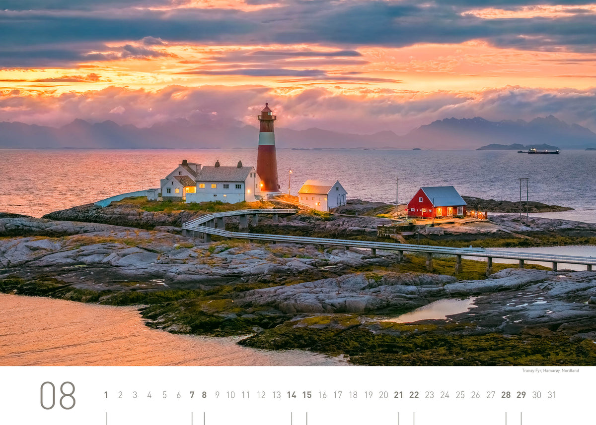 Norwegen Exklusivkalender 2027 - 70 x 50 cm - 360Grad Medien