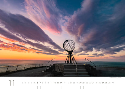 Norwegen Exklusivkalender 2027 - 70 x 50 cm - 360Grad Medien