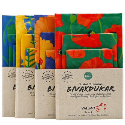 Bienenwachstuch Ringelblume - 3er-Set