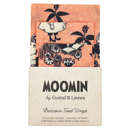 Moomins in der Natur - Bienenwachstuch - 3er-Set