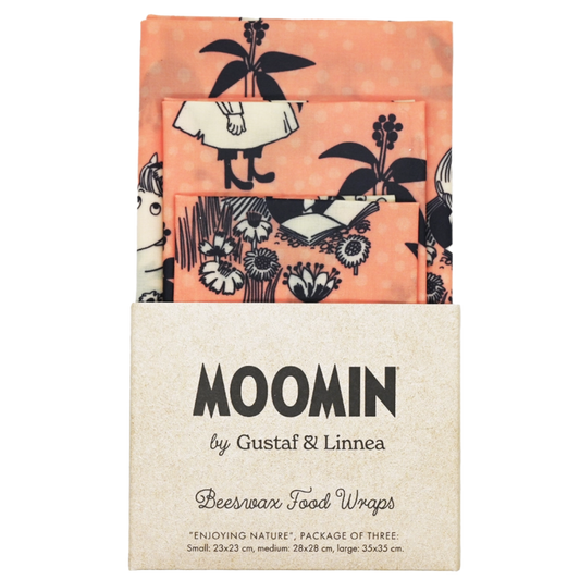 Moomins in der Natur - Bienenwachstuch - 3er-Set