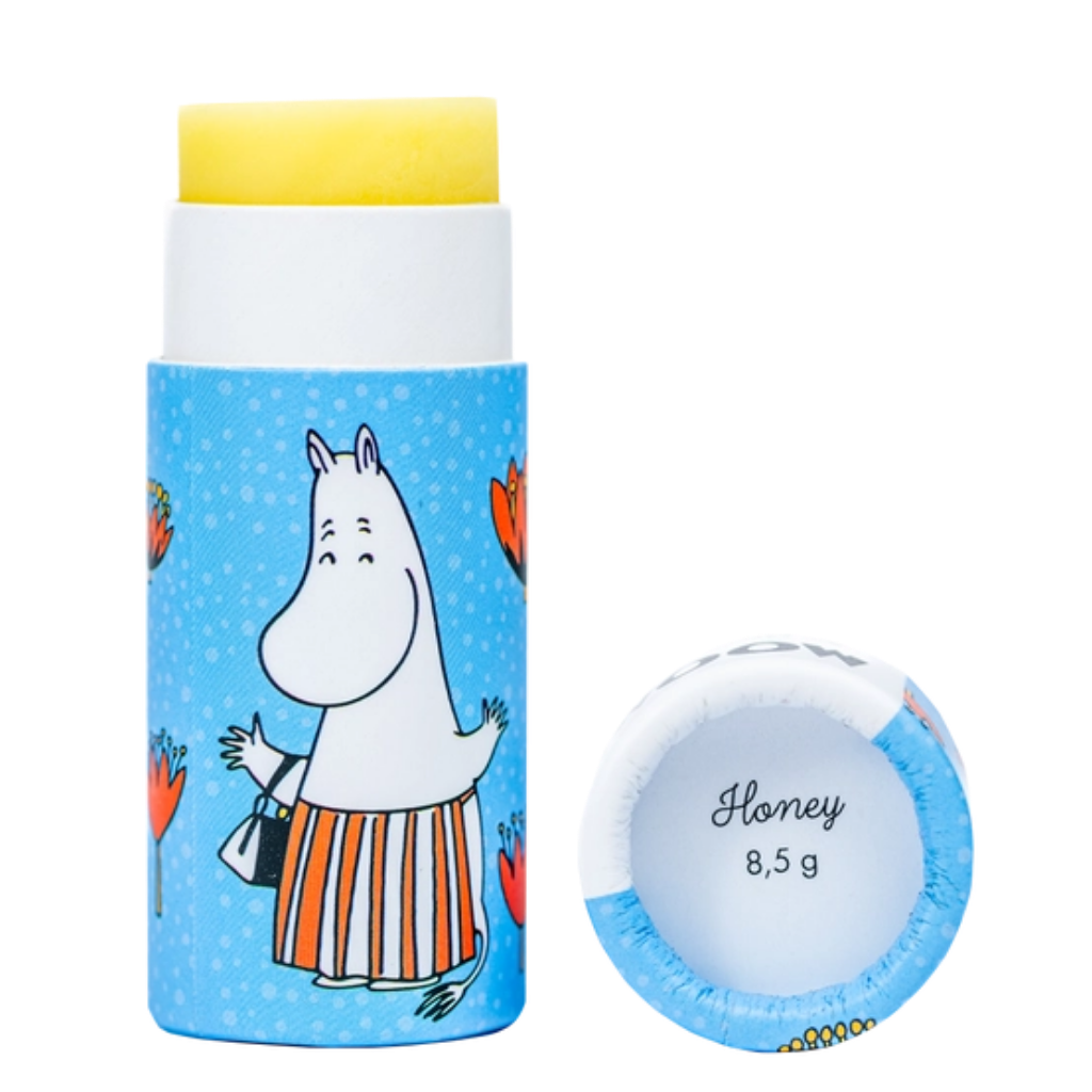 Moomin Lippenbalsam aus Bienenwachs mit Honig - 8,5 g
