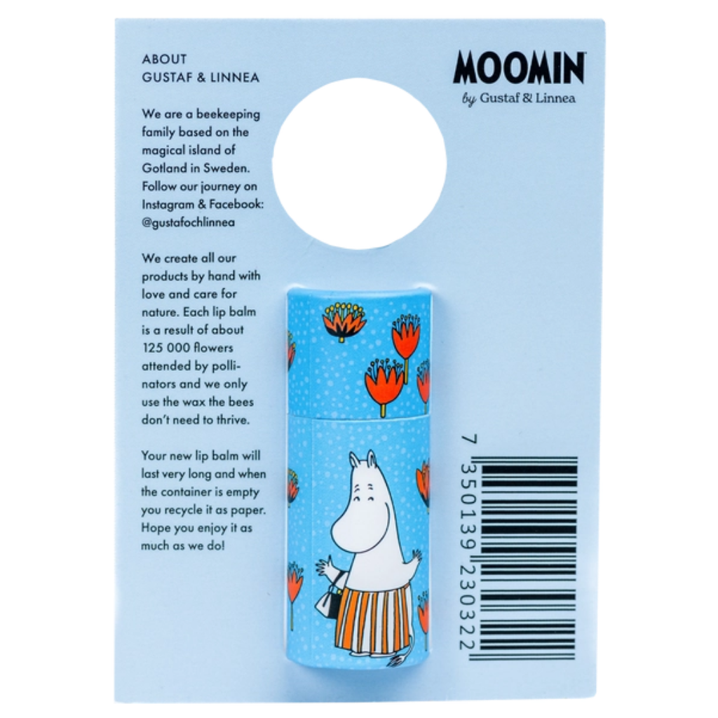 Moomin Lippenbalsam aus Bienenwachs mit Honig - 8,5 g