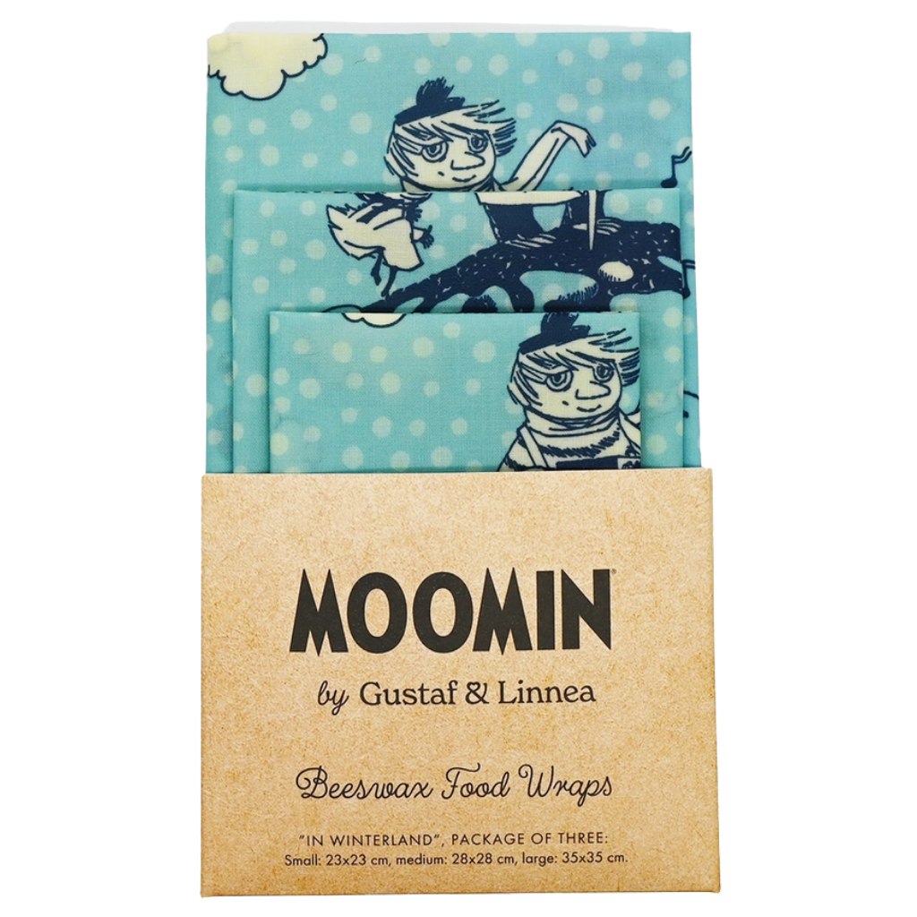 Moomins im Winterland - Bienenwachstuch - 3er-Set
