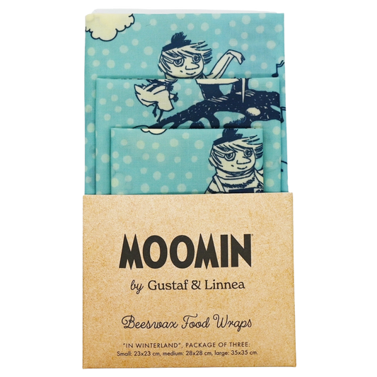 Moomins im Winterland - Bienenwachstuch - 3er-Set
