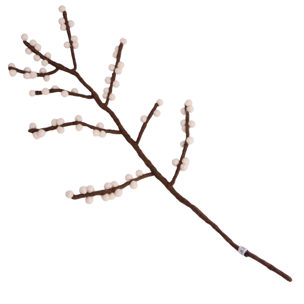 Wollfilz Zweig mit Knospen von Én Gry & Sif 