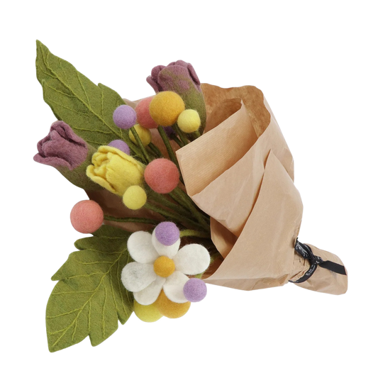 Blumenstrauß "Sumitra" - Wollfilz - handgearbeitet