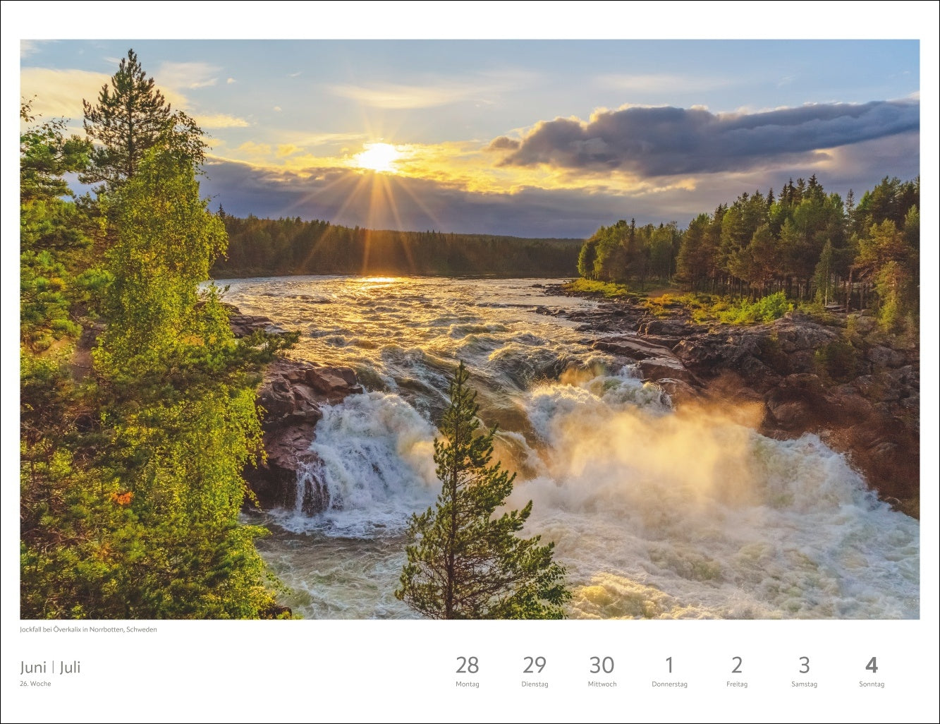 Zauber des Nordens - Wochenkalender 2027 - 39 x 30 cm - Harenberg
