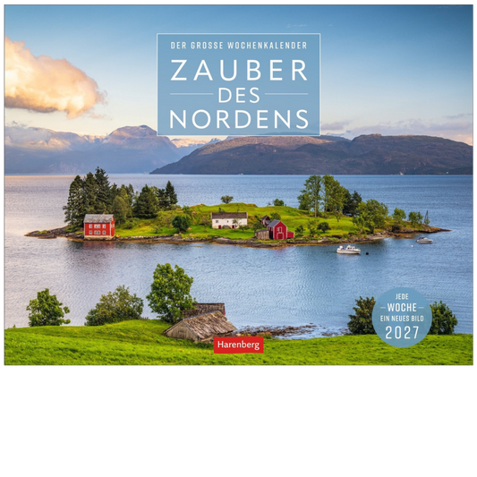 Zauber des Nordens - Wochenkalender 2027 - 39 x 30 cm - Harenberg