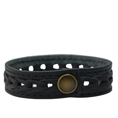 Lederarmband mit symmetrischem Muster - Kero