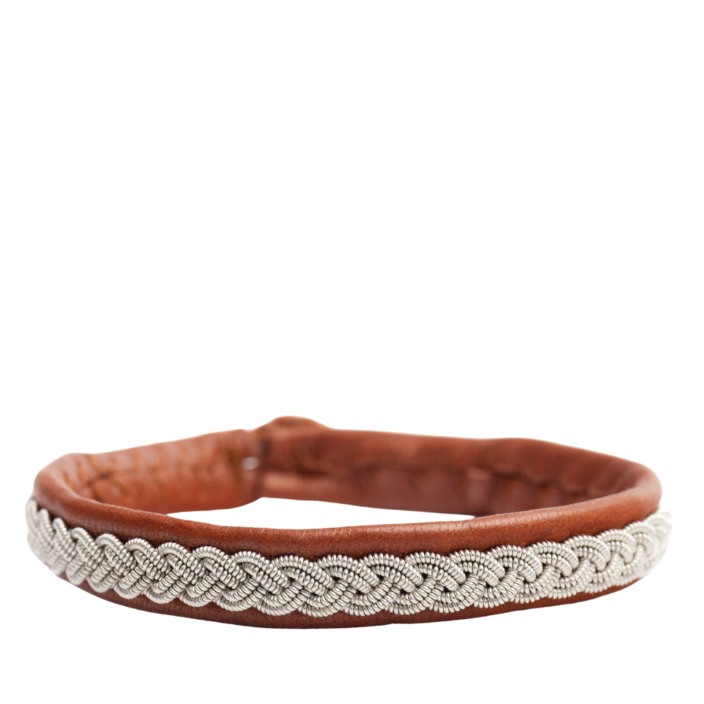 Zinnarmband Sonnenschein - Handgefertigtes Sami-Armband