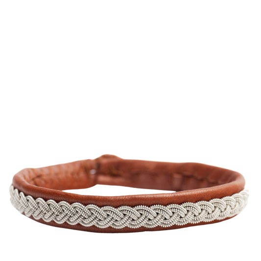 Zinnarmband Sonnenschein - Handgefertigtes Sami-Armband