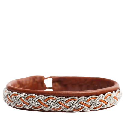 Zinnarmband mit Sternschnuppen - Handgefertigtes Sami-Armband