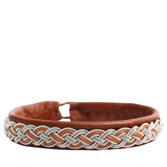 Zinnarmband mit Sternschnuppen - Handgefertigtes Sami-Armband