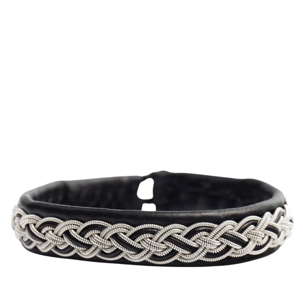 Zinnarmband mit Sternschnuppen - Handgefertigtes Sami-Armband