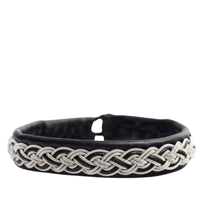 Zinnarmband mit Sternschnuppen - Handgefertigtes Sami-Armband