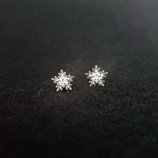 Schneeblumen - Ohrstecker