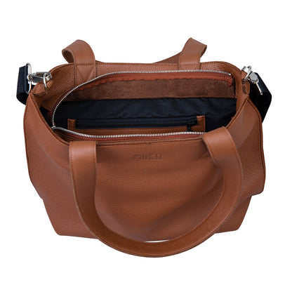 Kajo Tragetasche aus Elchleder - Schwarz - Miiko Design Oy