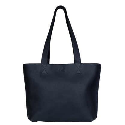 Kajo Tragetasche aus Elchleder - Schwarz - Miiko Design Oy